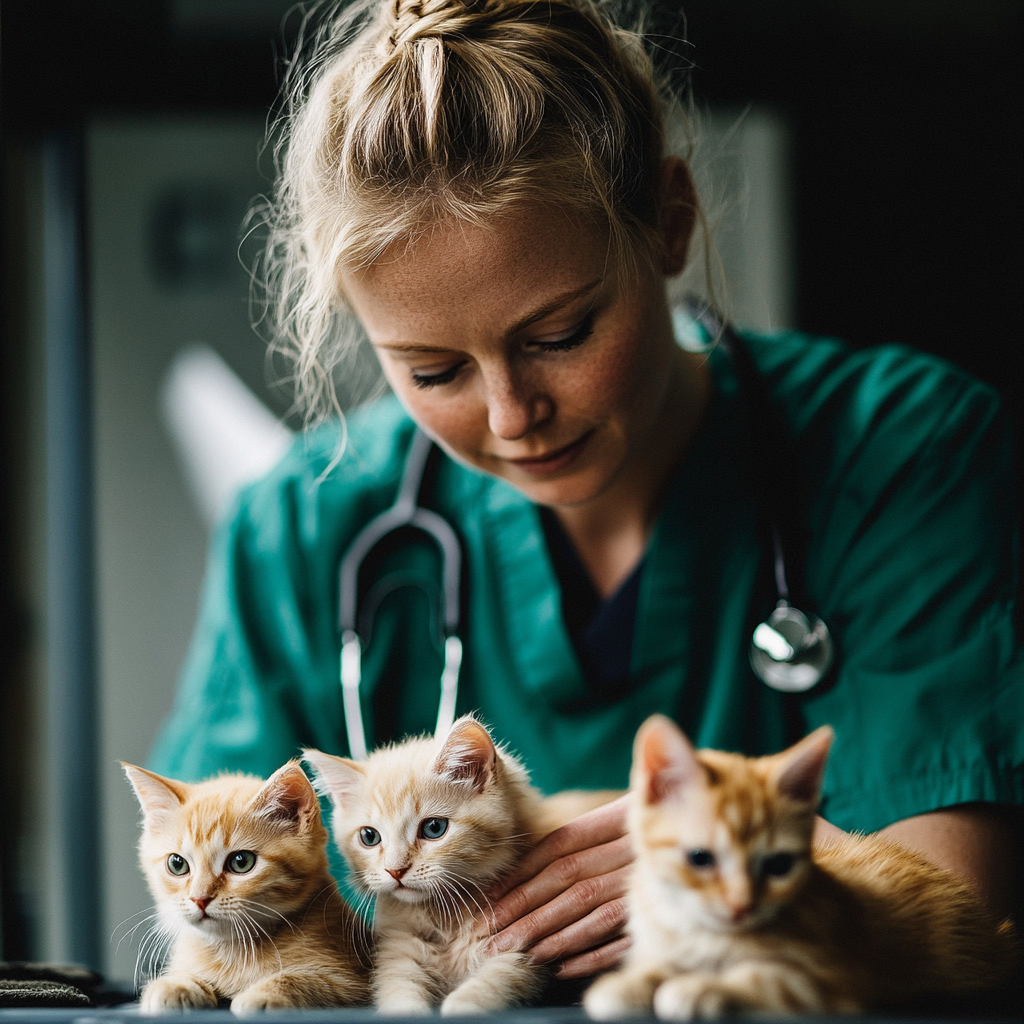 Veterinary professional managing compassion fatigue through self-care
