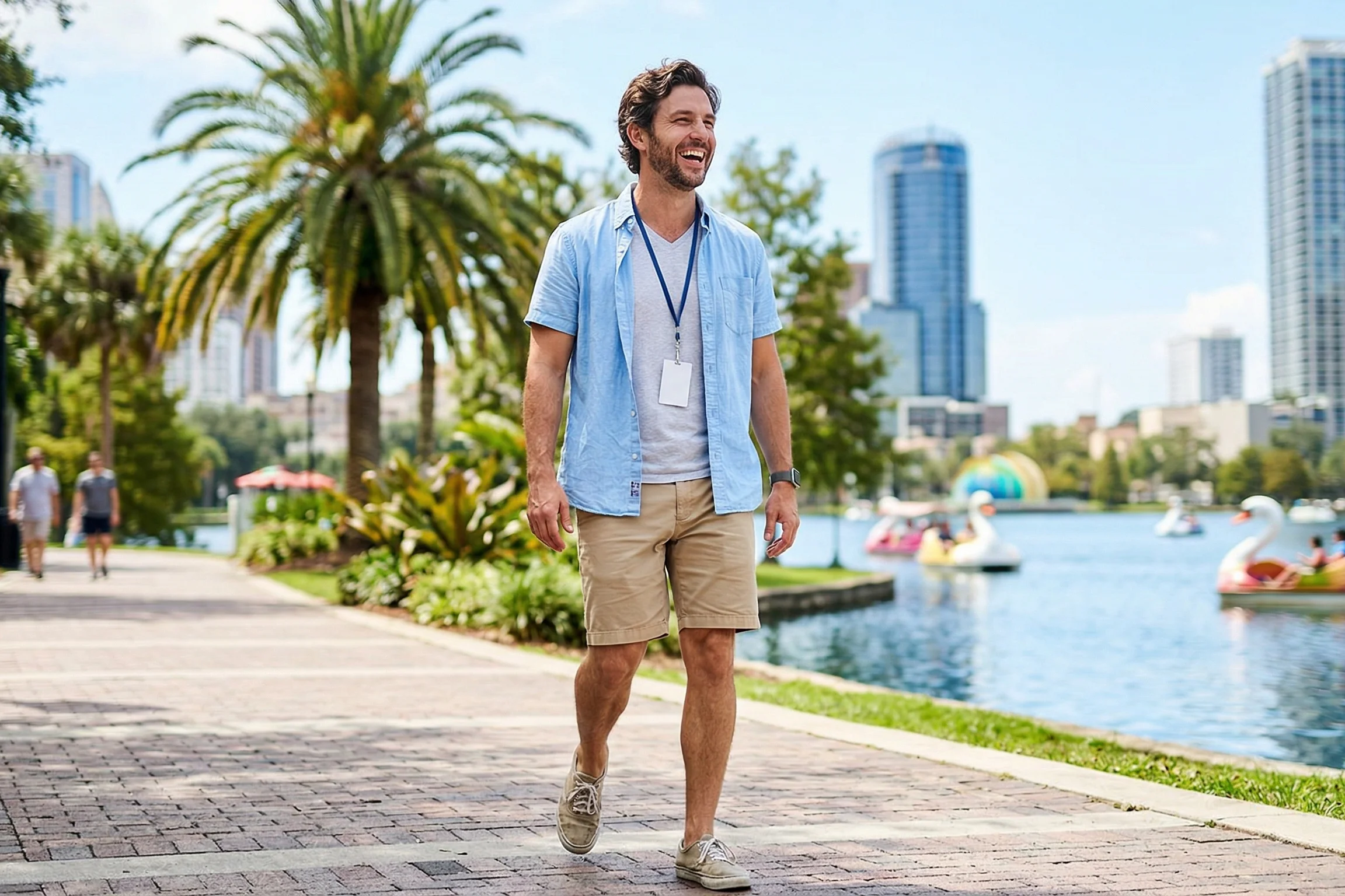 Orlando, FL cityscape and lifestyle