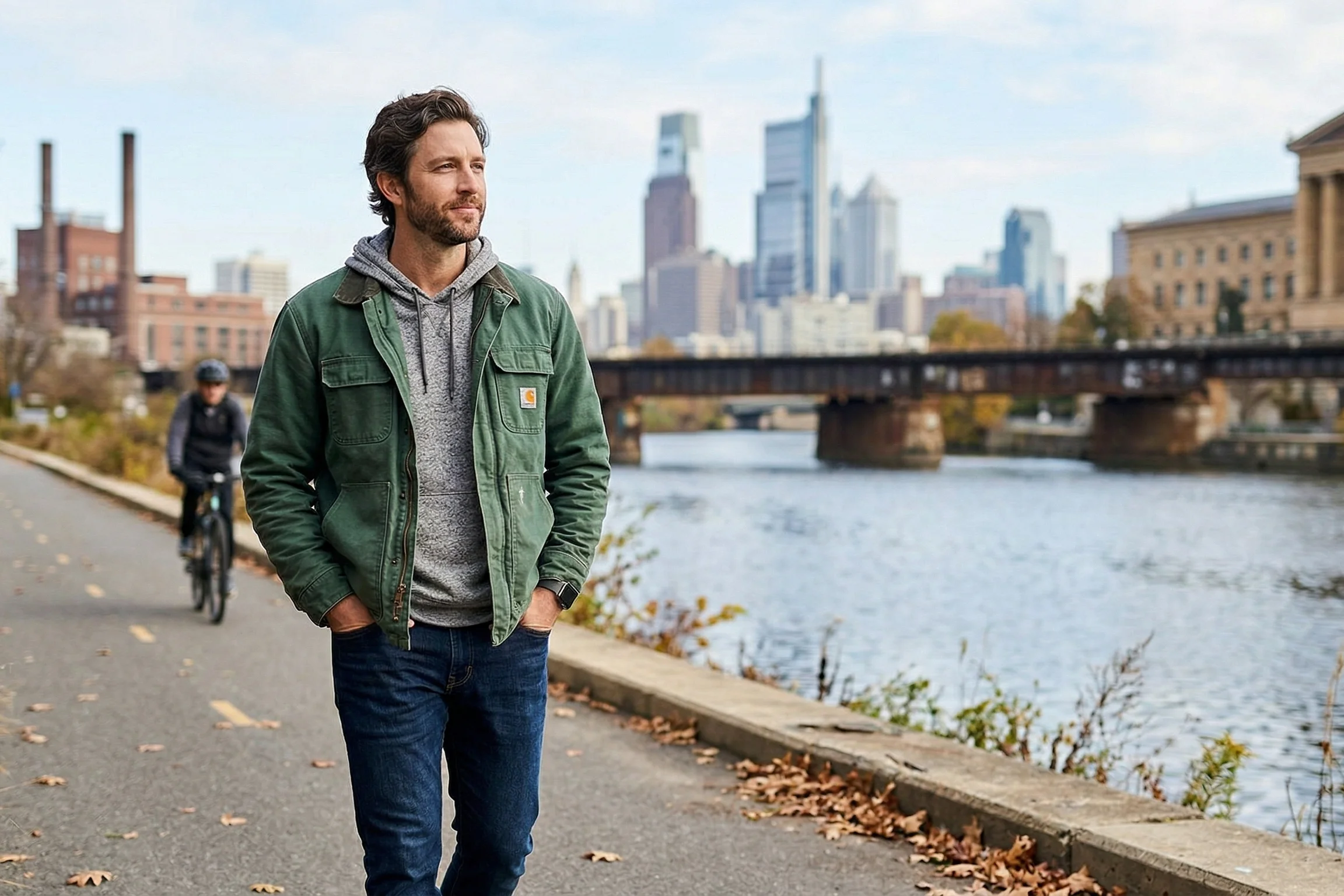 Philadelphia, PA cityscape and lifestyle