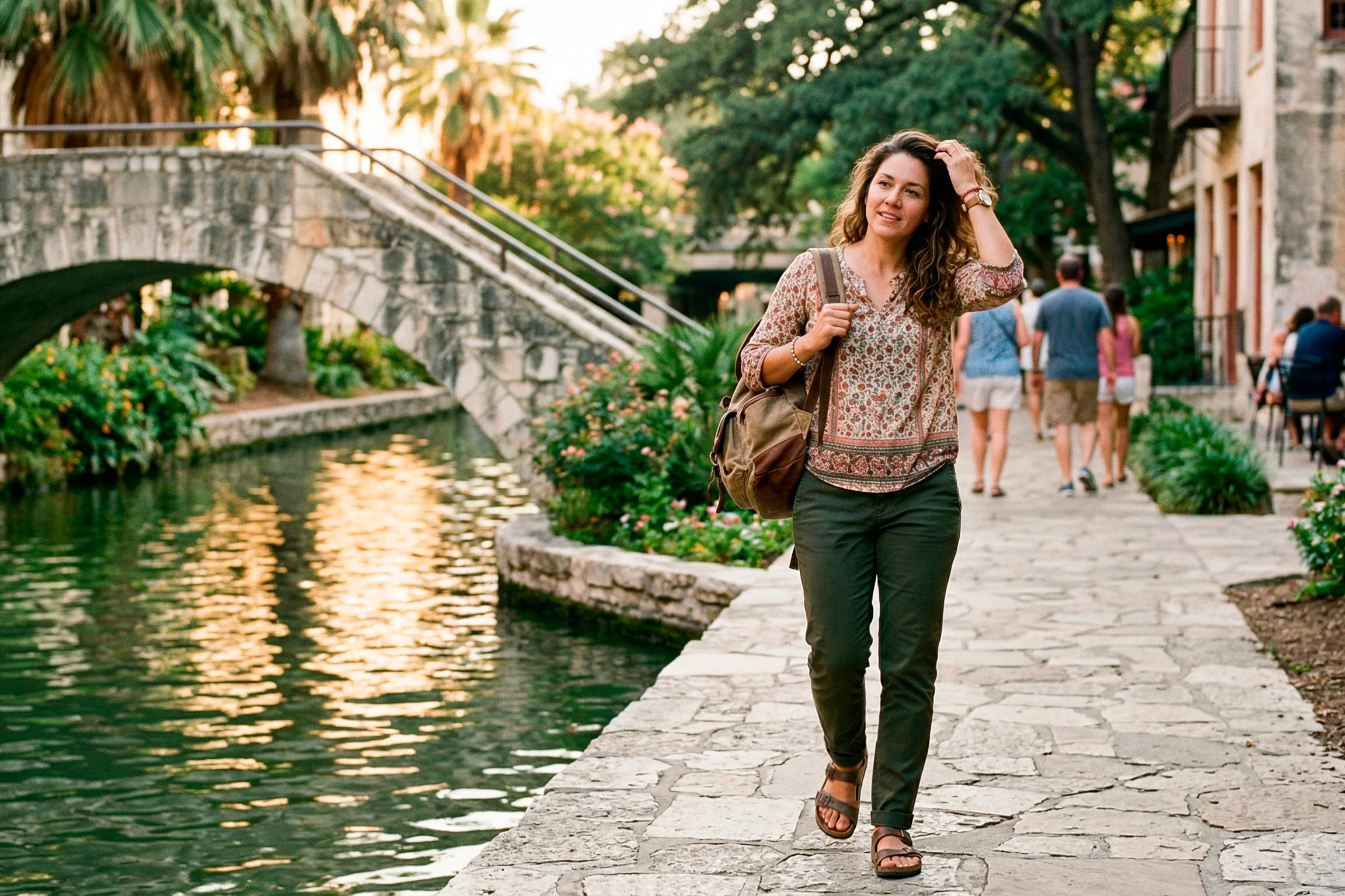 San Antonio, TX cityscape and lifestyle