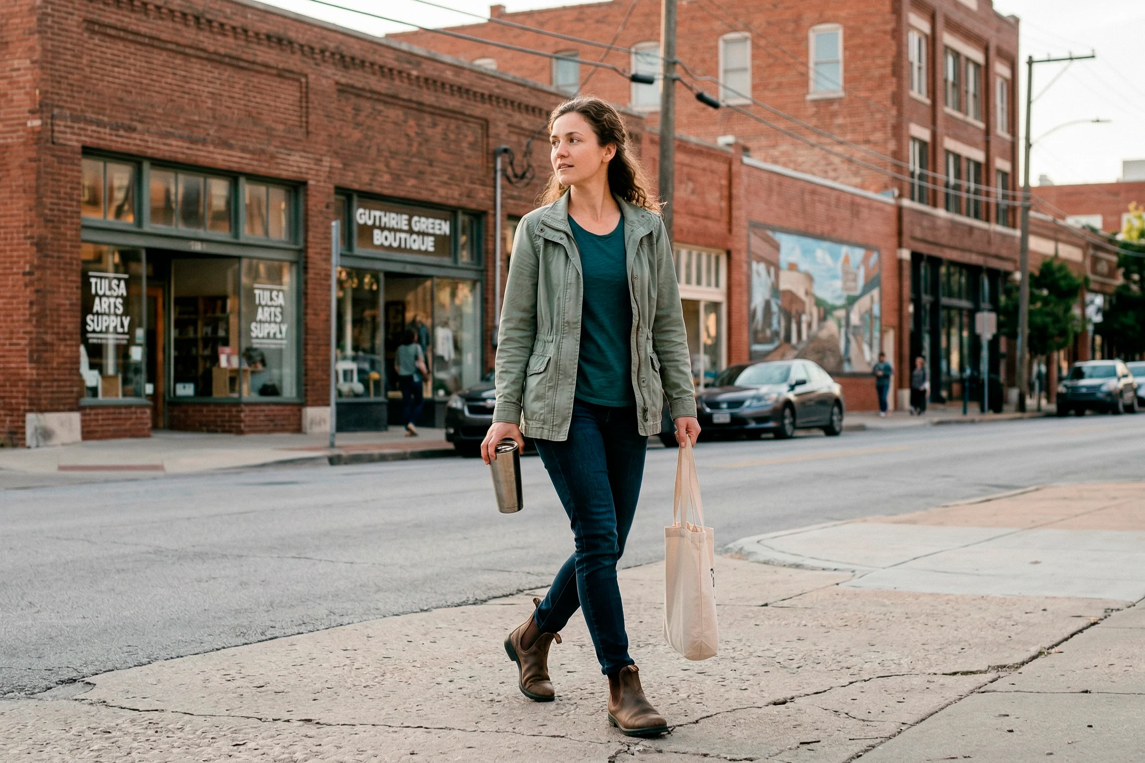 Tulsa, OK cityscape and lifestyle